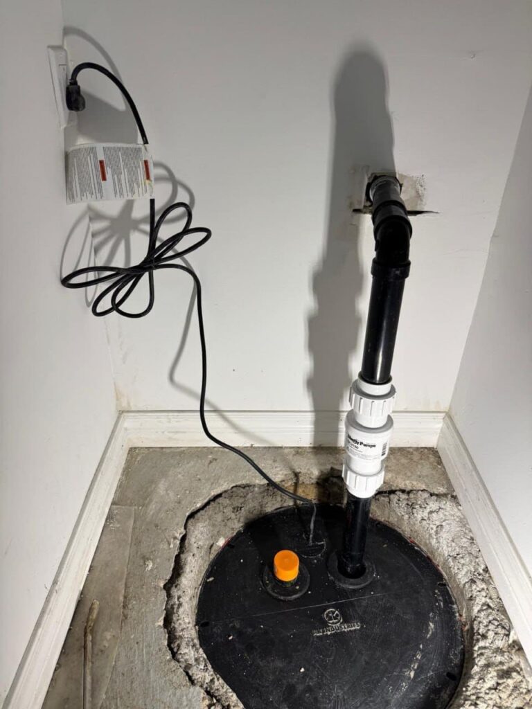 Backwater Valve Installation at Turnbridge Road, Mississauga, ON