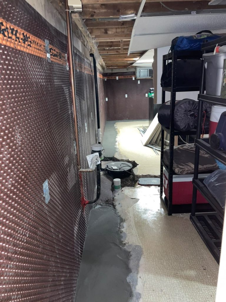 Interior Waterproofing, Backwater Valve & Sump Pump Installation at Bunting Rd, St. Catharines, ON